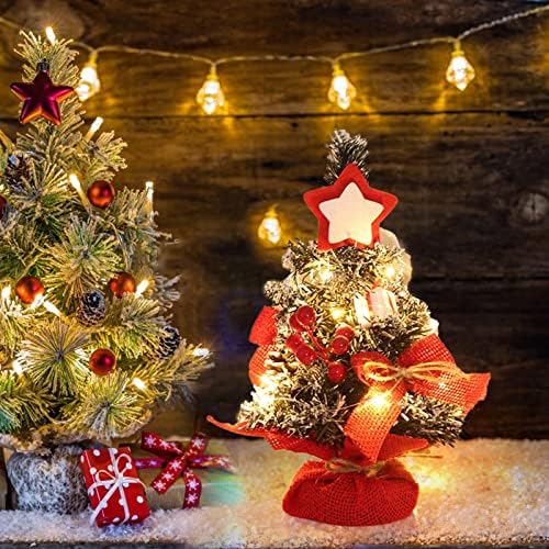 30 cm de decoração de árvore de Natal de 30 cm Tabela de decoração de festa em casa Mini árvore de natal de Natal decoração de Natal