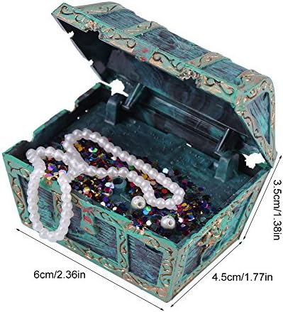 Yunnyp Green Aquarium Treasure Decorative Box, Ornament Aquarium Landscape Decoration