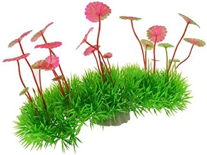 Baifanhao verde vida subaquática Planta de plástico aquática Aquática Grass decoração Tanque de peixes Size71118cm, rosa, 11718 cm