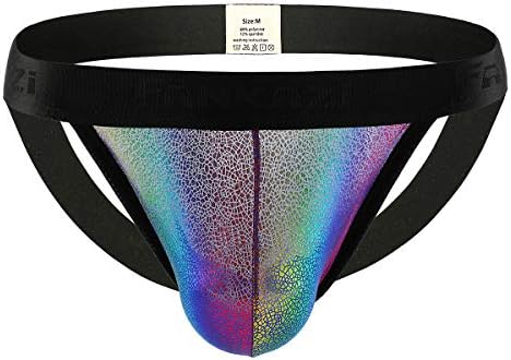 Yufeida Men's Jockstrap apoiadores de roupas íntimas de roupa de baixo