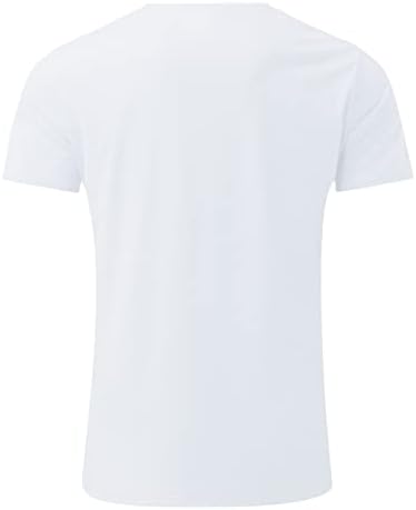 Camisetas masculinas do dia dos pais, letra de manga curta de verão impressão slim fit tops básicos tsshirt casual para papai para