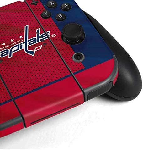 Skinit Decal Gaming Skin Compatível com Nintendo Switch Bundle - Oficialmente licenciado NHL Washington Capitals Home Jersey