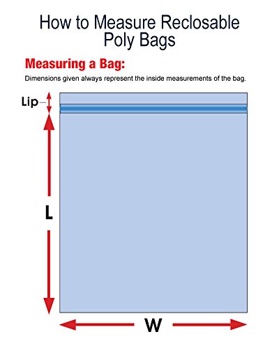 2 1/2 x 3 - 4 mil Minigrip Reclosable Poly Bags