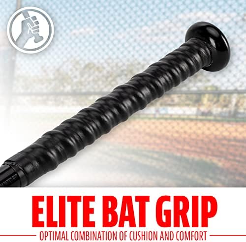 Franklin Sports MLB Baseball Treinamento Bat + Balls - Bat de Treinamento de Beclos Finos para atingir o treino - Mini Mini Bat + Ball
