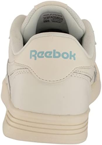 Reebok Women's Court Advance Sneaker, Chalk/Blue Pearl/Vector Red, 7.5