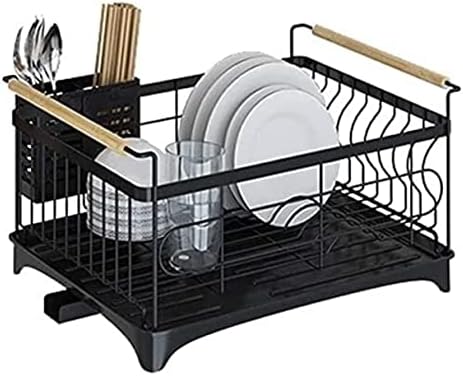JGATW Rack de secagem de prato de aço inoxidável prateleira prateleiras de prateleiras de pia de pia para pratos pauzinhos colheres
