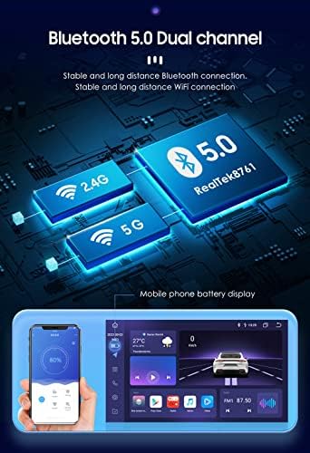 Rádio de carro estéreo Android 12 polegada HD de 10,1 polegadas para Honda Accord 7th GEN GENE sem fio CarPlay Android AUTO 8-CORE 3G+32G