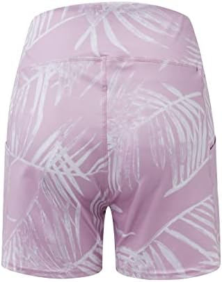 Jorasa Surquira de ioga de cintura alta Pantagem de calça curta camuflagem de calça de moletom de sunga com calças de moletom com calças de bolso verão