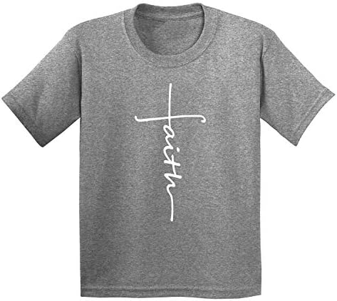 Faith Cross Youth Kids Tee Shirt XS S M L