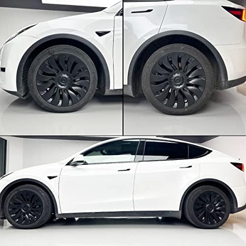 4pcs para Tesla Modelo Y 19 polegadas Hub simétrico Captura de performance Substituição de carro Aerodinâmica Automóvel