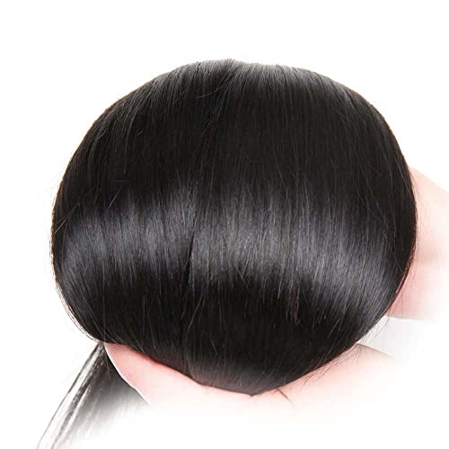 Cabelo de cabelo humano Pacotes retos cabelos 18 20 22 polegadas extensões de cabelo virgens brasileiras não processadas