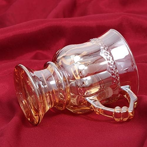 Copos de bebida do doitool, copo de resistência à temperatura Decurável vidro de água durável copo de água Vintage Copo de chá de