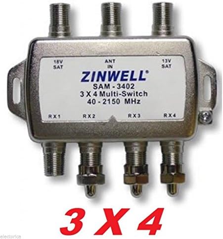 Zinwell 3 x 4 multi-switch