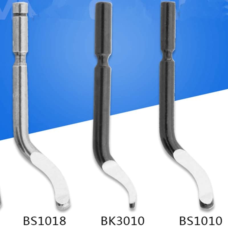 15 Blades de aço extras Kit de ferramentas de degustação funciona em metal resina PVC e 3D Bordas plásticas impressas