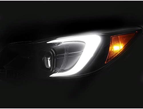 ZMAUTOPTS LED TUBE PROJECTOR DO TUBO LAMPLES DE PROPRIEDADES DE PRINCIPAIS PARA 2012-2015 Subaru Impreza / 2013- Crosstrek