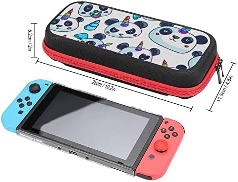 Switch colorido de ramo -íris PANDA CASE CASA DE CARRA DE PROTENÇÃO DIFÍCIL DIFÍCIL BUCH DE VIAGEM PORTÁVEL COM CARTRIGEDO DE