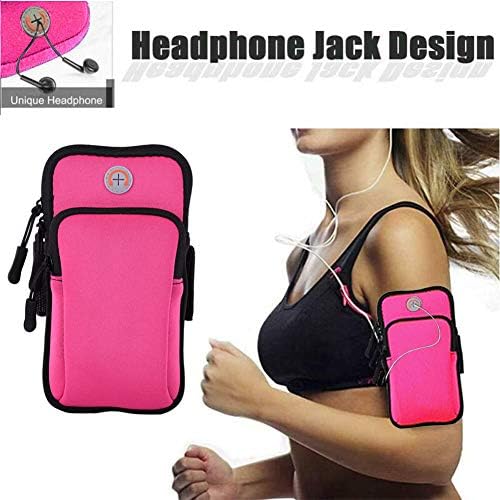 Fansipro Outdoor Running Arm Bag Sports Sports Gym Mobile Telenting Pouch Bravend de braçadeira