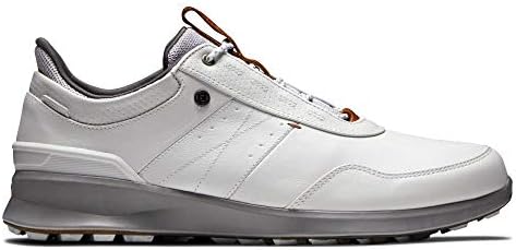 Footjoy Stratos masculino, estilo de golfe no estilo da temporada anterior, esbranquiçado, 10.5