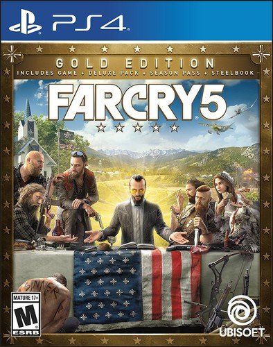 Far Cry 5 Aço Livro - PlayStation 4 Gold Edition