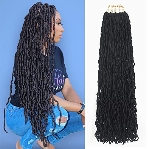 Cabelo de crochê de 26 polegadas Locs Soft 7 pacotes Faux Locs Cabet Hair Pré Locs Locs Balas de cabelo Locs Locs Cabelo New