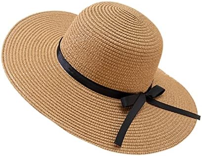 Chapéus de palha de verão para mulheres primavera e verão chapéu de praia feminino personalidade férias casual tecido de sol chapéu