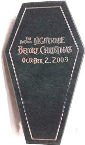 Nightmare Before Christmas Jack Ornament e Jack O Lantern Pin Set 2003