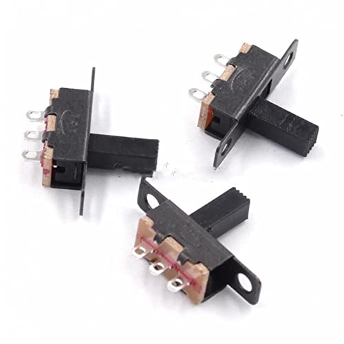 Interruptor micro interruptor de alternância 5v 0,3a Mini tamanho preto interruptor slide spdt Para uma pequena potência