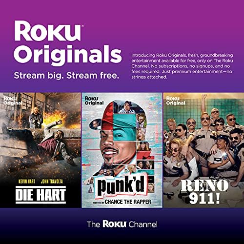 Premiere Roku | HD/4K/HDR Player Media Player com cabo HDMI remoto e premium simples, preto