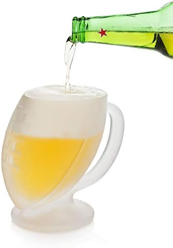 Caneca de futebol americano - Caneca de vidro de cerveja texturizada em forma de futebol em forma de futebol | Divertido presente