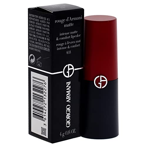 Giorgio Armani Rouge D Armani Matte Lipstick - 403 Lucky Red Women Lipstick 0,14 oz