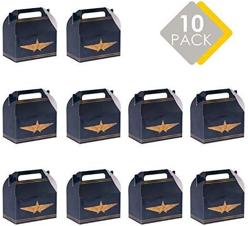Caixas de tratamento de papel Hammont -10 Favores de pacote Tratar caixas de cookie de contêiner Designs bonitos perfeitos para