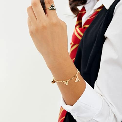 Pulseiras de charme feminino de Harry Potter - jóias de pubáticos de 7 polegadas