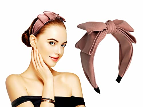 Bandas de cabeça Hodooly para mulheres, faixas largas de faixa de turbante com o nó de turbante Top Top Knot Banda de cabelo