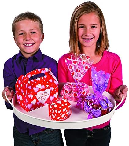 Caixa de tratamento do Dia dos Namorados Express Fun para material de festa do dia dos namorados, caixas de favor da festa