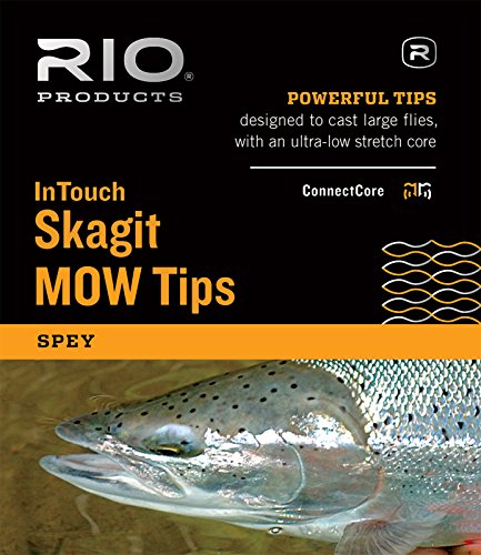 Rio Fly Fishing Intouch Skagit Mow, ponta leve, linha de pesca de 10 'T-8, vermelho