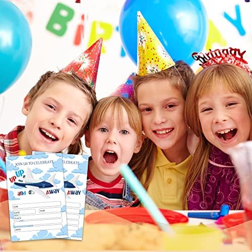 Cartões de convite para chá de bebê Kihraw com envelopes, preencha os convites em branco de festa de aniversário, convites para chuveiros