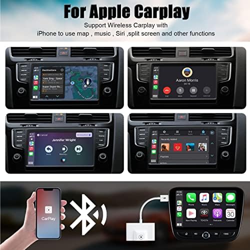 Adaptador do CarPlay sem fio para iPhone Apple CarPlay para qualquer carro 2023 Apple Car Play Wireless to Wired