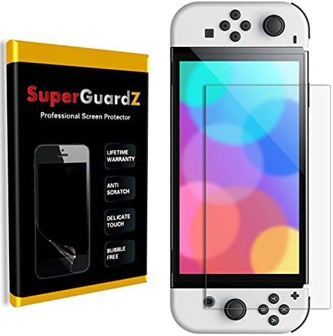 [3-Pack] Para Nintendo Switch OLED Screen Protector-Superguardz, Anti-Glare, Matte, Anti-Fingerprint, Anti-Bubble