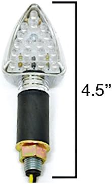 Krator Mini Custom LED Turn Signal Lights Lâmpada Compatível com Kawasaki KLX KX KL 110 125 140 250 300 450 650