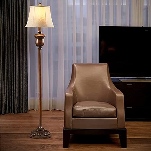 Lâmpada de piso Fullarge, luminárias de piso para sala de estar 64 H, lâmpada de pé vintage com base pesada, lâmpada