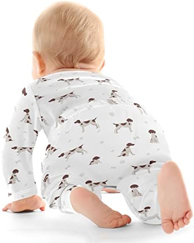 Vvfelixl Baby Bodysuits Sets Gets Bernese Mountain Dog de manga longa Roupas de bebê para meninos meninas de 0 a 24 meses de cachorro