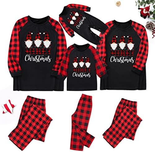 Pijamas de Natal XBKPLO para Pijama de Família PJS roupas de dormir para roupas de combinação de roupas de Natal