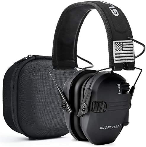 Proteção da orelha de fogo gloryfire para fotografar ruído de ruído de proteção auditiva eletrônica cancelagem