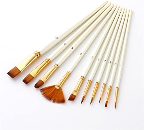 Yfqhdd Tubo de cobre Pintura de caneta com aquarela Combinação 12 tipos de caneta mista com materiais de arte em forma de gancho em forma de ventilador