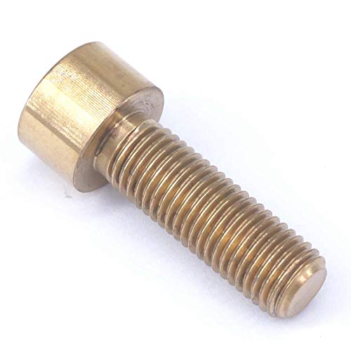 Sorekarain M10x30mm Pitch 1,25mm Cabeça de coluna Golden Gr5 parafusos de titânio para motocicleta