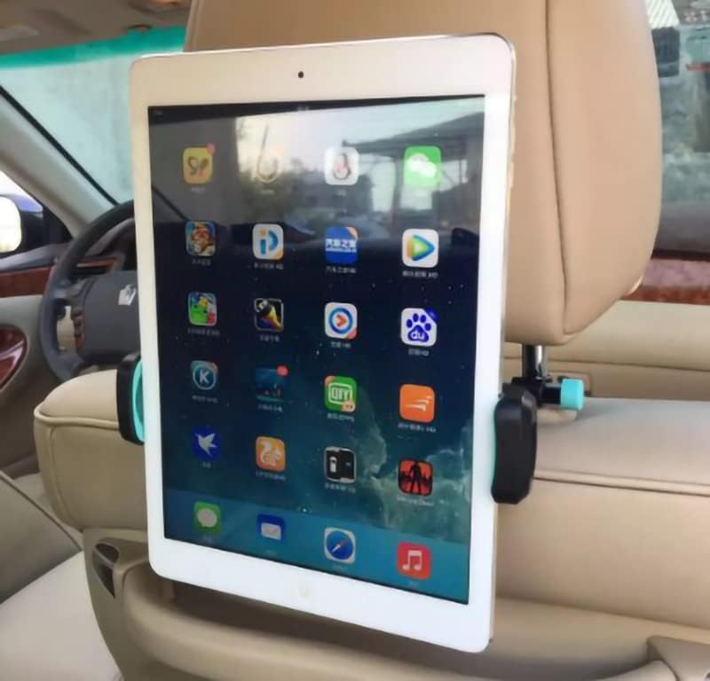 Areto de cabeça do carro Mount Tablet Cosques de cabeçote compatível com dispositivos como iPad Pro Air Mini, Galaxy Tabs e outros