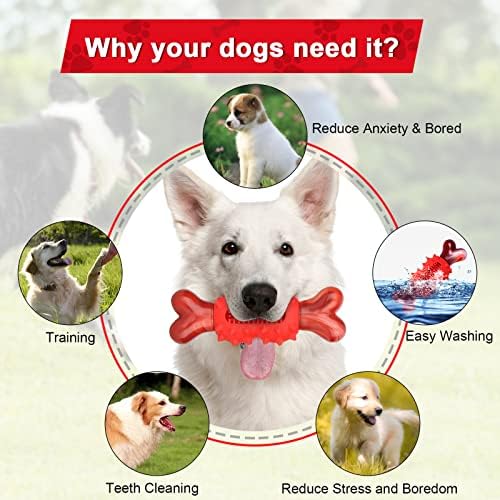 VIWIK DOG MASCHAS PARA CHEWERS AGRESSIVOS, CHEW TRANTOS DE CHEW para cães pequenos e inteligentes médios, brinquedos