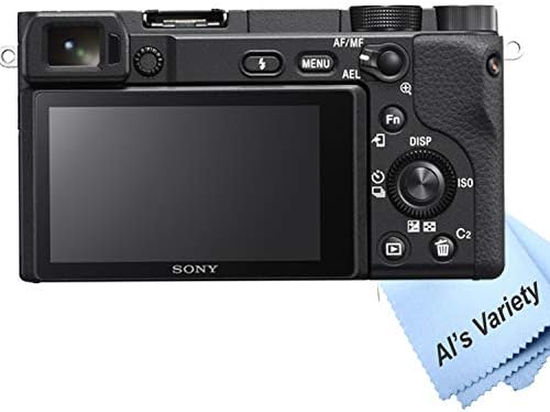 Câmera Sony A6400 sem espelho com 16-50mm e 55-210mm lentes de zoom + 2pcs 64 GB Memória + caixa + tripé + grip pagem de aderência