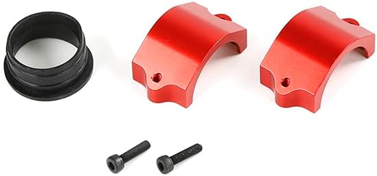 Flmlf CNC Metal Metal de tubo de escape vermelho para 1/5 hpi baja 5b 5t 5sc RC Parts