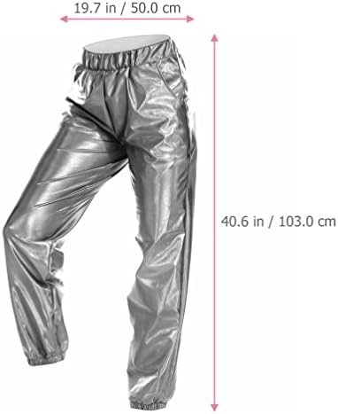 Soimiss Womens Shiny Metallic Caust